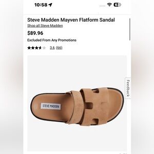 COPY - Steve Madden Mayven Flatform Sandal